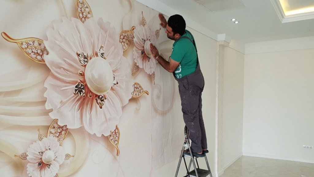 هزینه نصب کاغذ دیواری در شهر شیراز